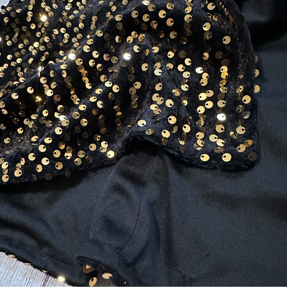 NWOT Gold Beaded Dress - Picture 10 of 14